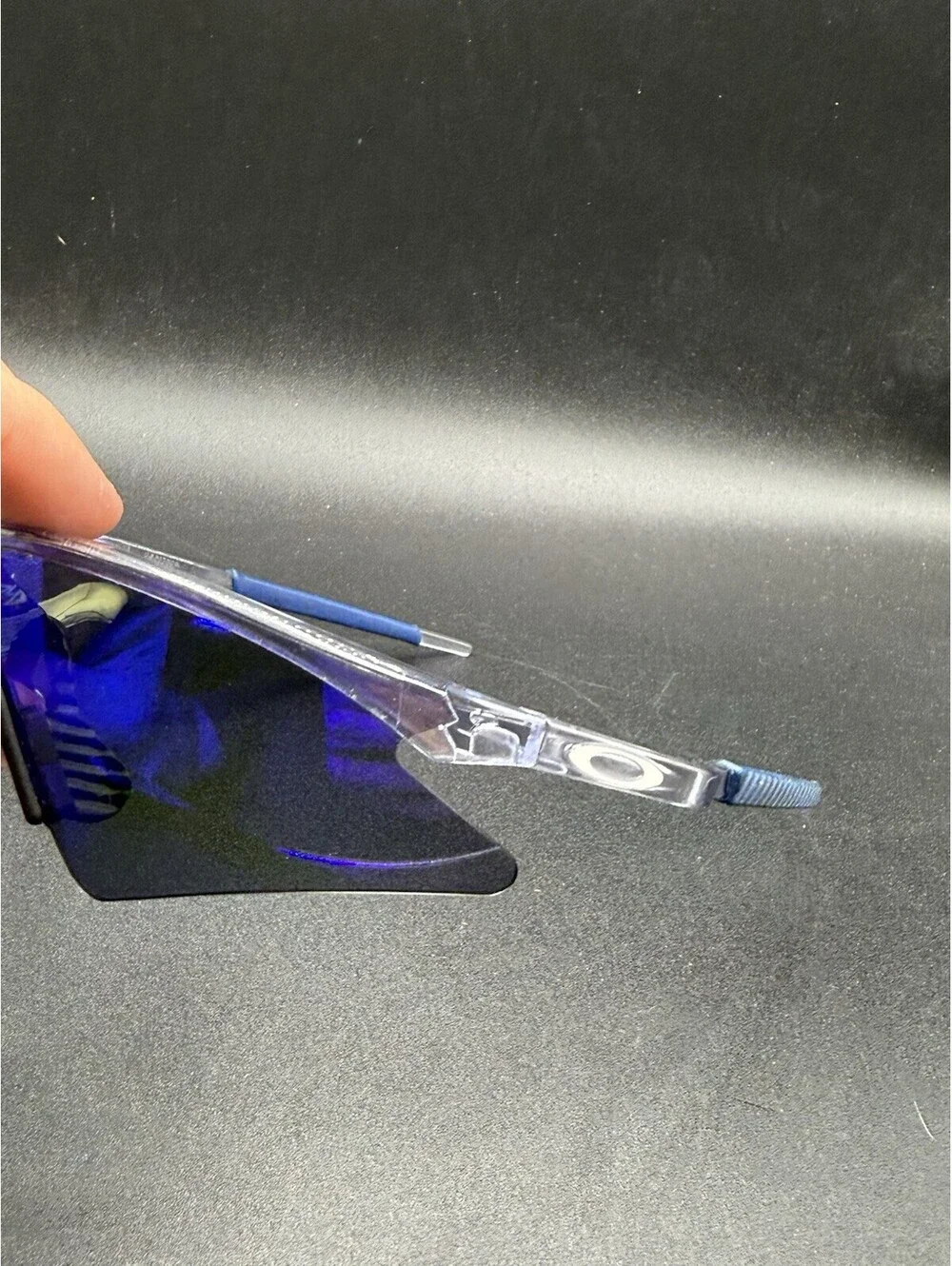 Oakley M Frame Gen 2 Crystal Clear/Sweep Blue Iridium Lenses